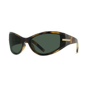 Givenchy Sunglasses Geometric Full Rim, Light Havana Frame and Green Lens